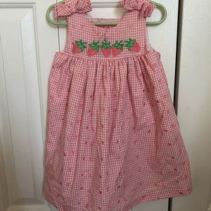 Rare Editions strawberry dress 3T